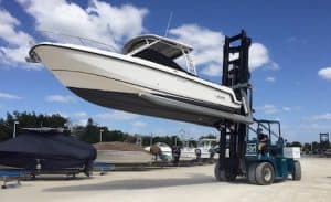 20000 lbs marine travelift forklift