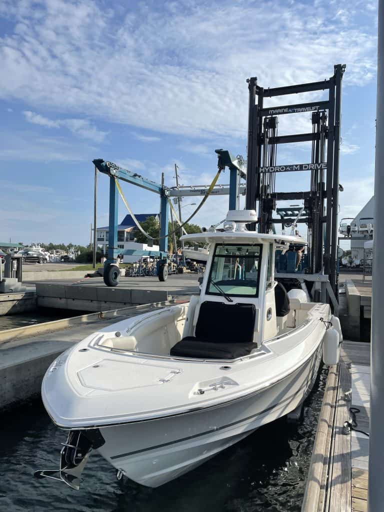 Marine Forklift and Boat Hoist